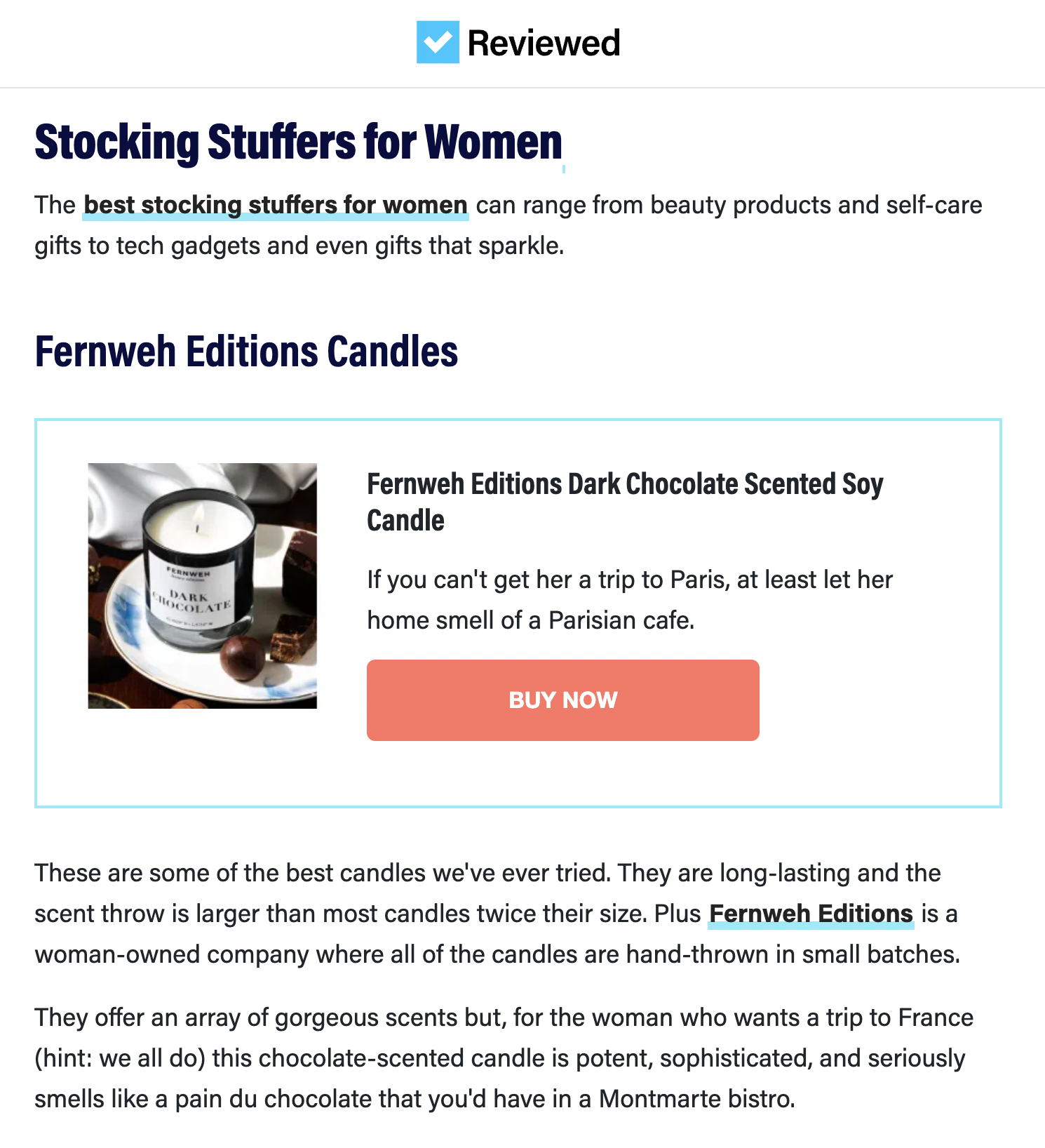 Reviewed by USA Today – Fernweh Editions