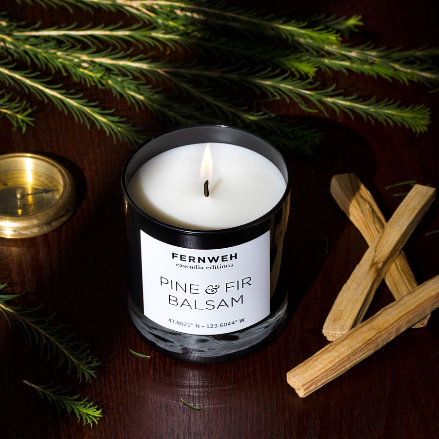 Pine & Fir Balsam Scented Soy Candle
