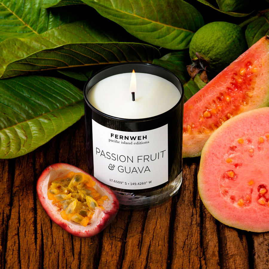 Passion Fruit & Guava Scented Soy Candle